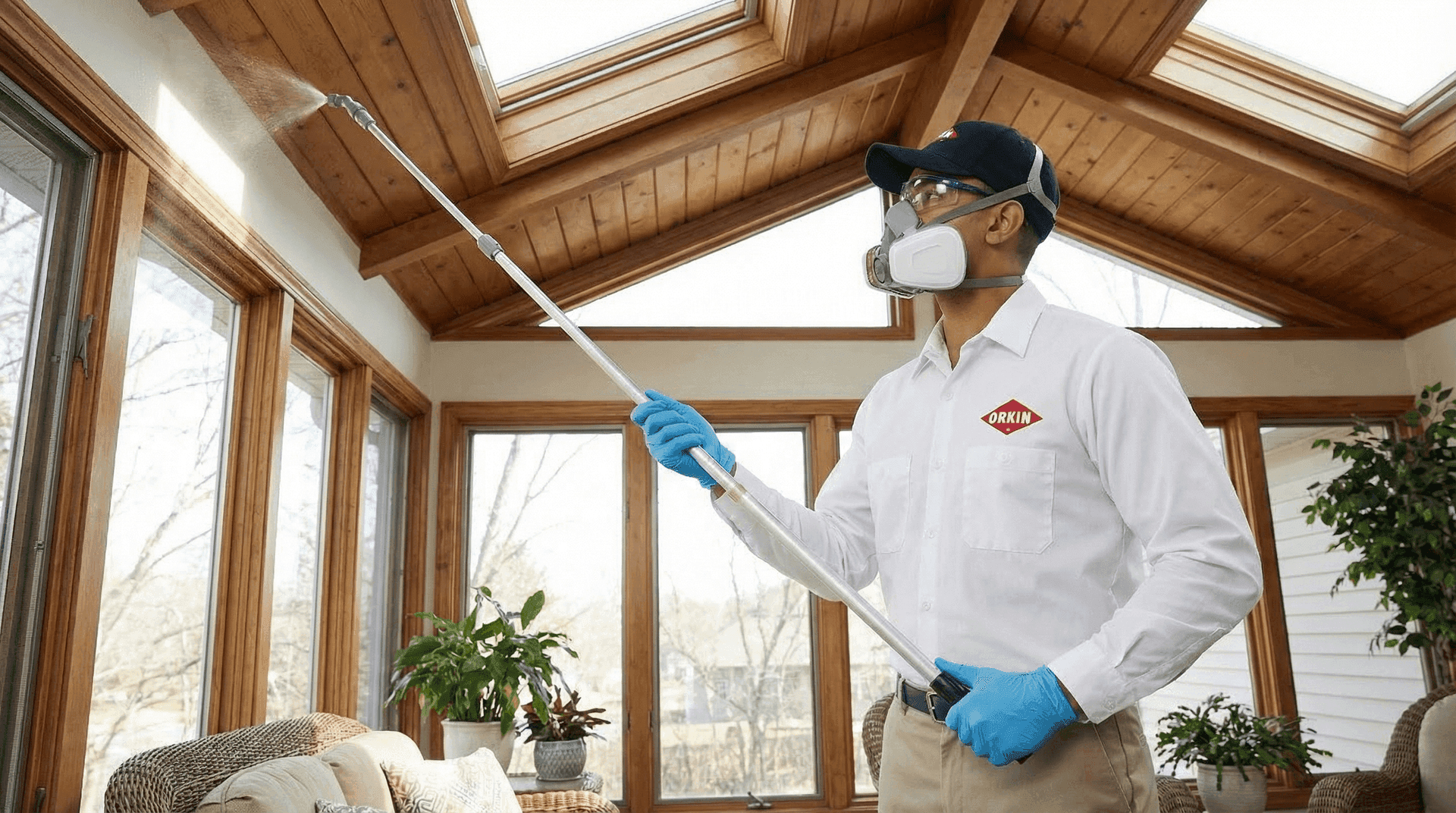 Controle de aranhas profissional Orkin RJ